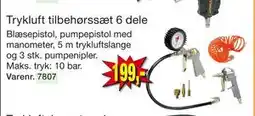 Harald Nyborg Trykluft tilbehørssæt 6 dele tilbud