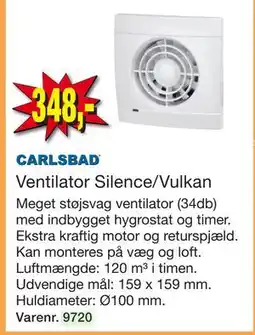 Harald Nyborg Ventilator Silence/Vulkan tilbud