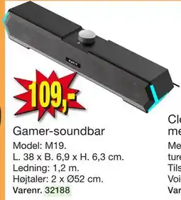Harald Nyborg Gamer-soundbar tilbud