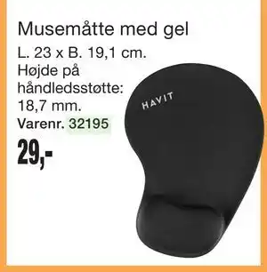Harald Nyborg Musemåtte med gel tilbud