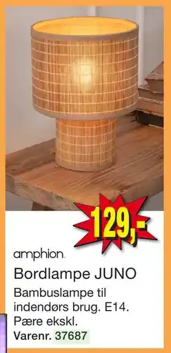 Harald Nyborg Bordlampe JUNO tilbud