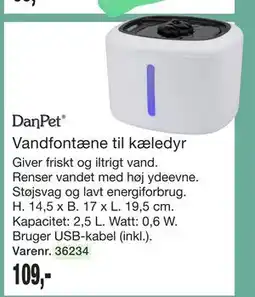 Harald Nyborg Vandfontæne til kæledyr tilbud