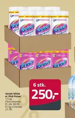 Fleggaard Vanish White el. Pink Pulver tilbud