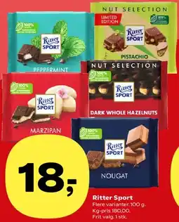 SuperBrugsen Ritter Sport tilbud