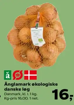SuperBrugsen Änglamark økologiske danske løg tilbud
