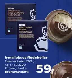 SuperBrugsen Irma luksus flødeboller tilbud