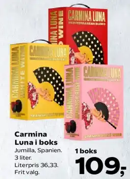 SuperBrugsen Carmina Luna i boks tilbud