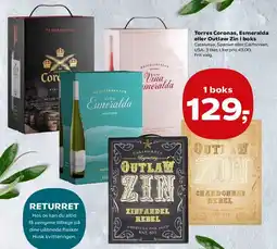 SuperBrugsen Torres Coronas, Esmeralda eller Outlaw Zin tilbud