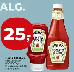 SuperBrugsen Heinz ketchup tilbud