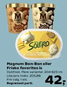 SuperBrugsen Magnum Bon-Bon eller Frisko favorites tilbud