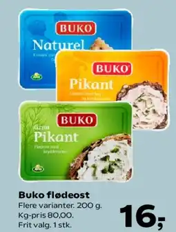 SuperBrugsen Buko flødeost tilbud