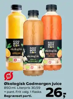 SuperBrugsen Økologisk Godmorgen juice tilbud