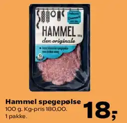 SuperBrugsen Hammel spegepølse tilbud