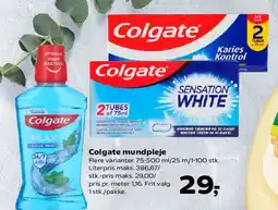 SuperBrugsen Colgate mundpleje tilbud