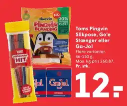 SPAR Toms Pingvin Silkepose, Go'e Stænger eller Ga-Jol tilbud