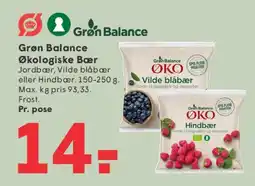 SPAR Grøn Balance Økologiske Bær tilbud