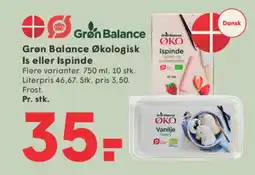 SPAR Grøn Balance Økologisk Is / Ispinde tilbud