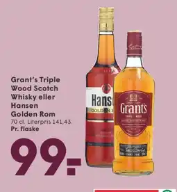 SPAR Grant's Triple Wood / Hansens Golden Rom tilbud