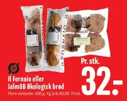 Min Købmand Il Fornaio eller JalmGB økologisk brød tilbud