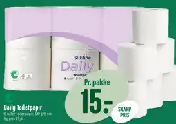 Min Købmand Daily Toiletpapir tilbud