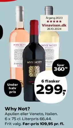 Kvickly Why Not? vin (6 flasker) tilbud