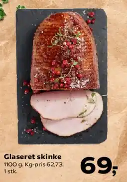 Kvickly Glaseret skinke tilbud