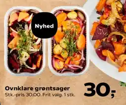 Kvickly Ovnklare grøntsager tilbud