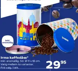 Kvickly Irma kaffedåse tilbud
