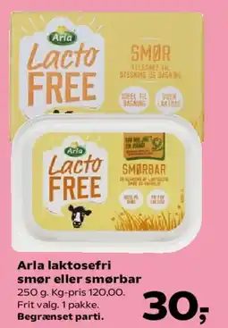 Kvickly Arla laktosefri smør eller smørbar tilbud