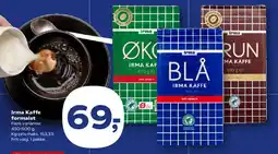 Kvickly Irma Kaffe formalet tilbud