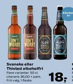 Kvickly Svaneke eller Thisted alkoholfri tilbud
