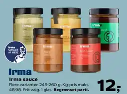 Kvickly Irma sauce tilbud