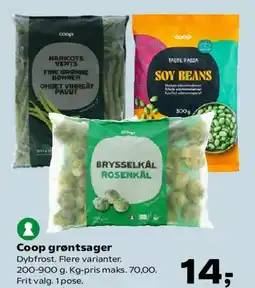 Kvickly Coop grøntsager tilbud
