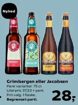 Kvickly Grimbergen eller Jacobsen tilbud