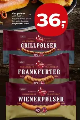 Kvickly Grillpølser / Frankfurter / Wienerpølser tilbud