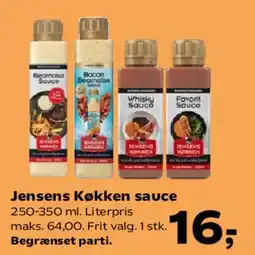 Kvickly Jensens Køkken sauce tilbud