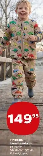 Kvickly Friends termotøj (termobukser & termojakke) tilbud