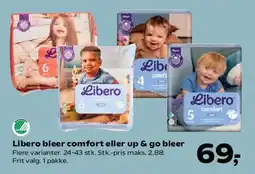 Kvickly Libero bleer comfort eller up & go bleer tilbud