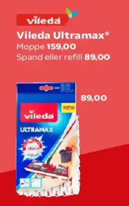 Kvickly Vileda Ultramax (refill) tilbud