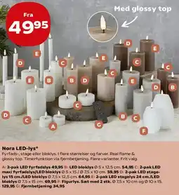 Kvickly Nora LED-lys tilbud