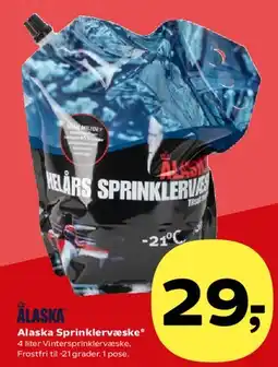 Kvickly Alaska Sprinklervæske tilbud