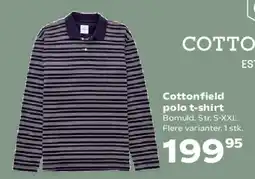 Kvickly Cottonfield polo t-shirt tilbud
