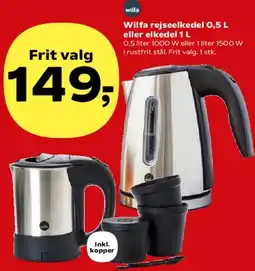 Kvickly Wilfa rejsekedel / elkedel tilbud