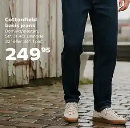 Kvickly Cottonfield basis jeans tilbud