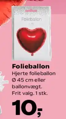 Kvickly Folieballon tilbud