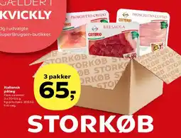 Kvickly Italiensk pålæg - 3 pakker tilbud