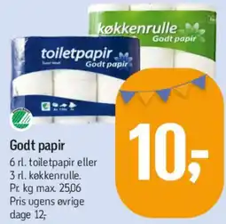 Føtex Godt papir (toiletpapir) tilbud