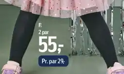 Føtex Strømpebukser til børn (2 par) tilbud