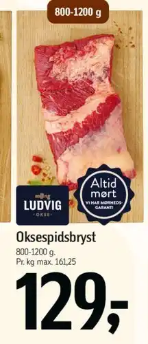 Føtex Oksespisbryst tilbud