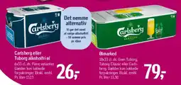 Føtex Carlsberg eller Tuborg alkoholfri øl tilbud